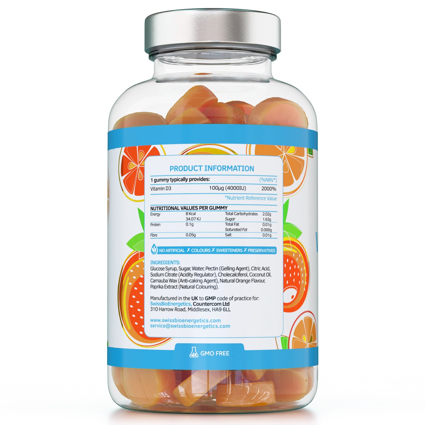 Vitamin D3 Gummies 4000IU - 150 Gummies