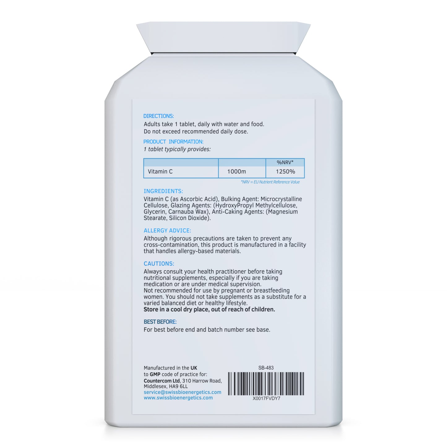 Vitamin C 1000mg 120 Tablets
