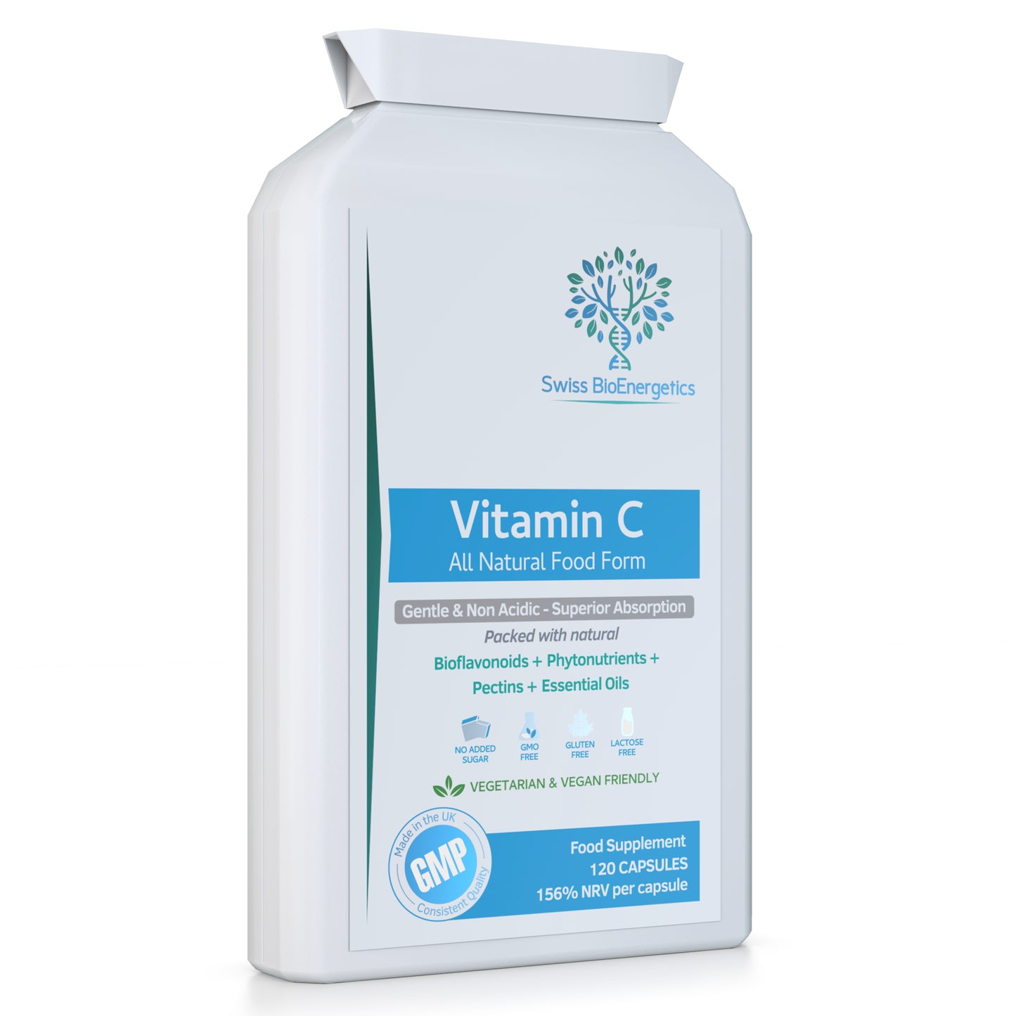 Natural Vitamin C 120 Capsules