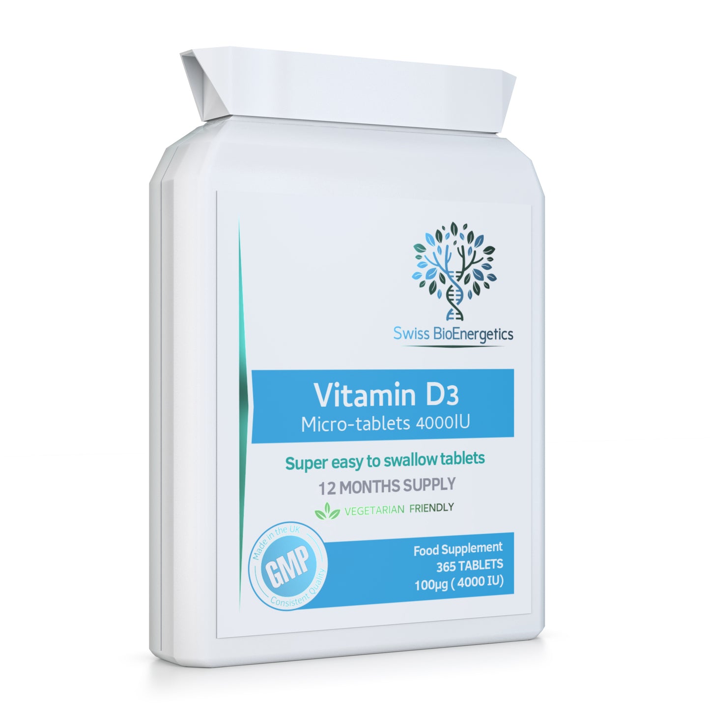 Vitamin D3 4000 IU 365 day supply