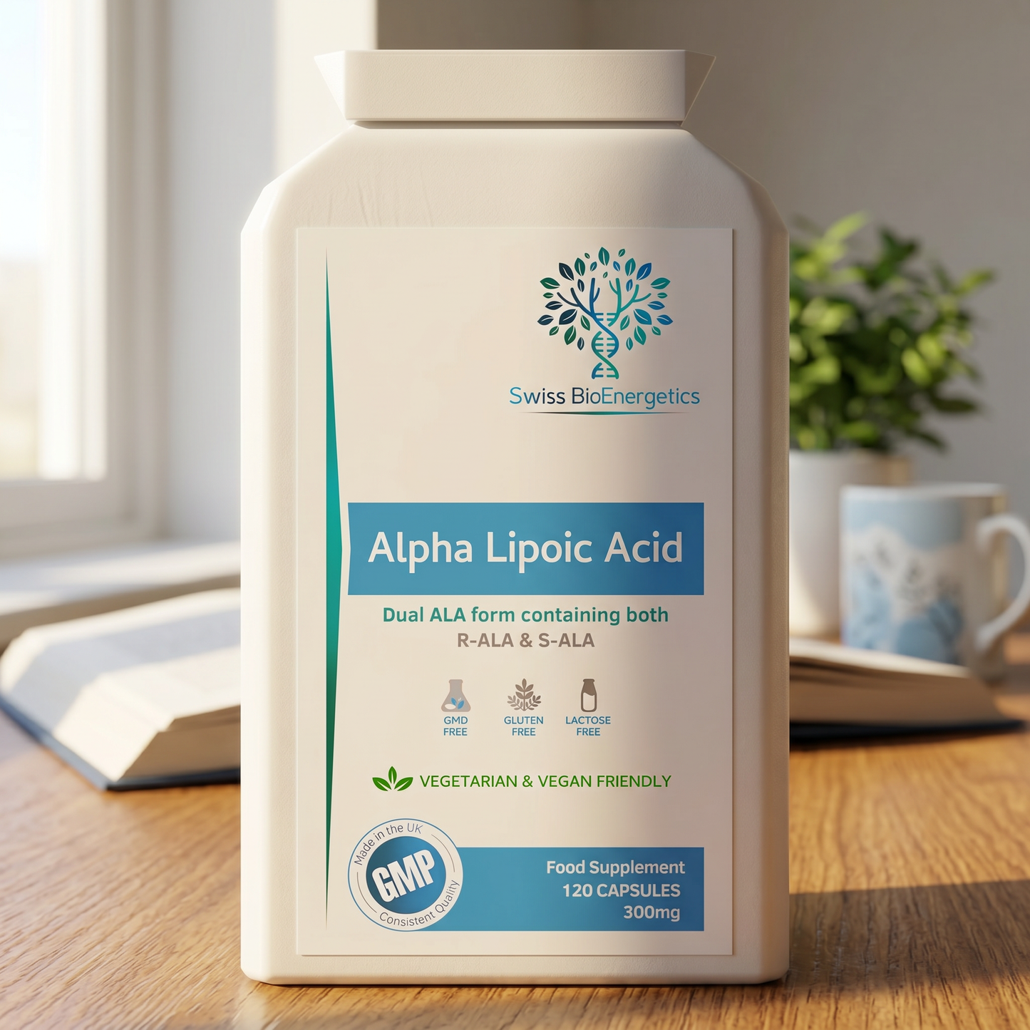 Swiss BioEnergetics Alpha Lipoic Acid 300mg 120 Capsules